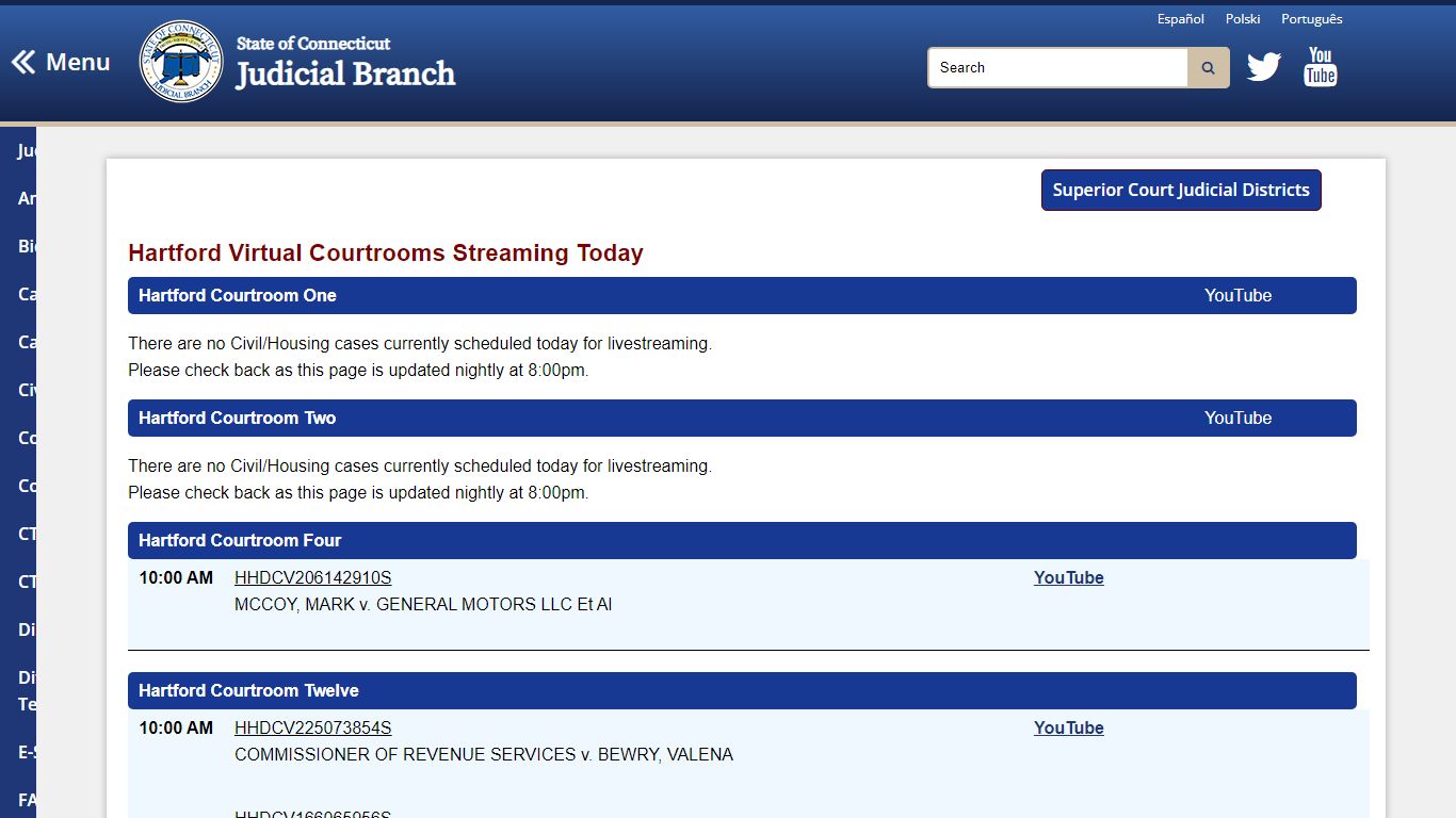 CT Judicial - Public Access